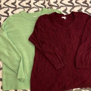 Women’s plus size sweaters in EUC size 2x.